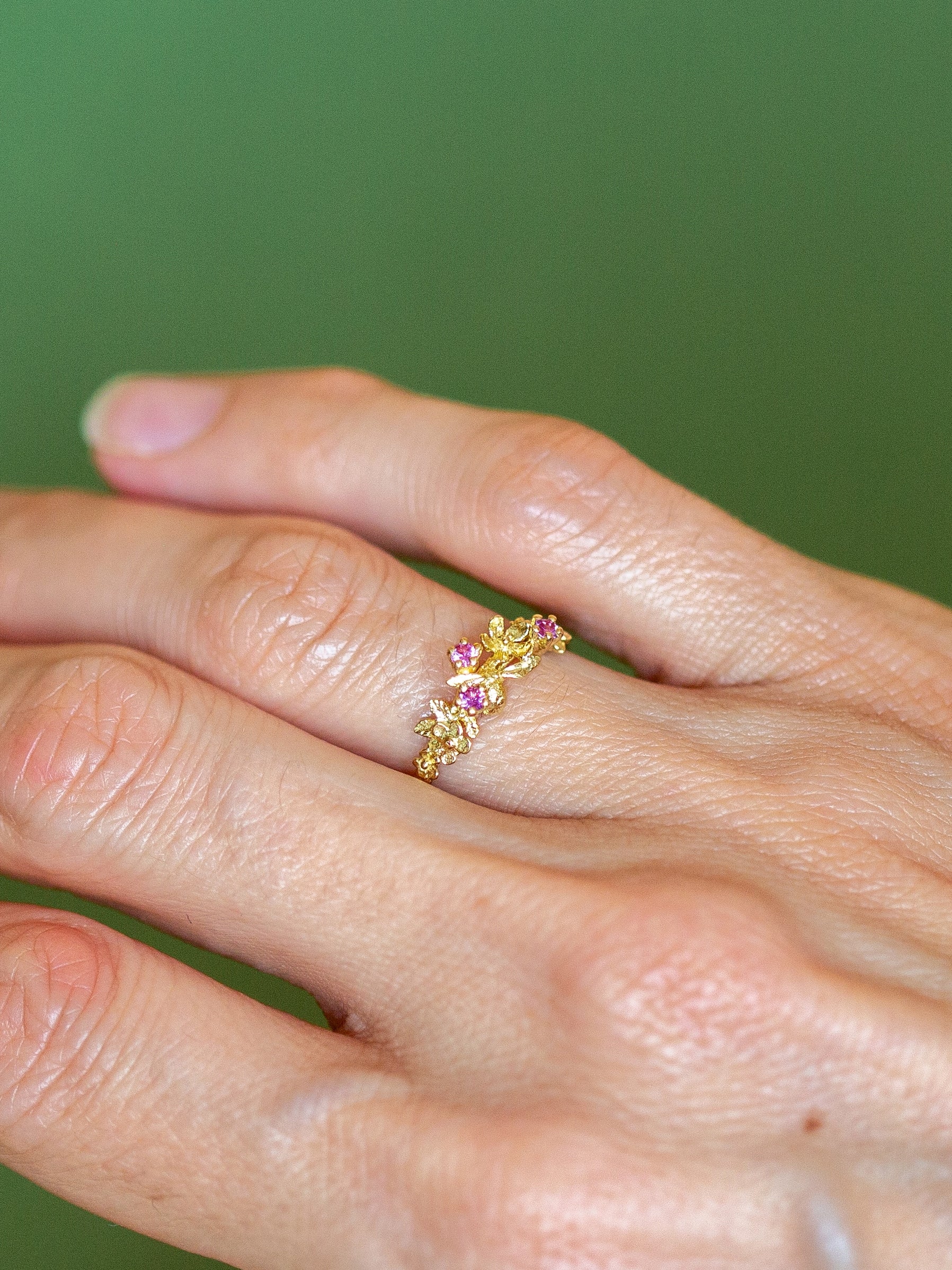 Ruby Beekeeper Twist Ring - image 4