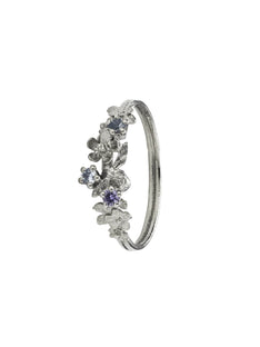 Beekeeper Blue & Purple Sapphire Twist Ring