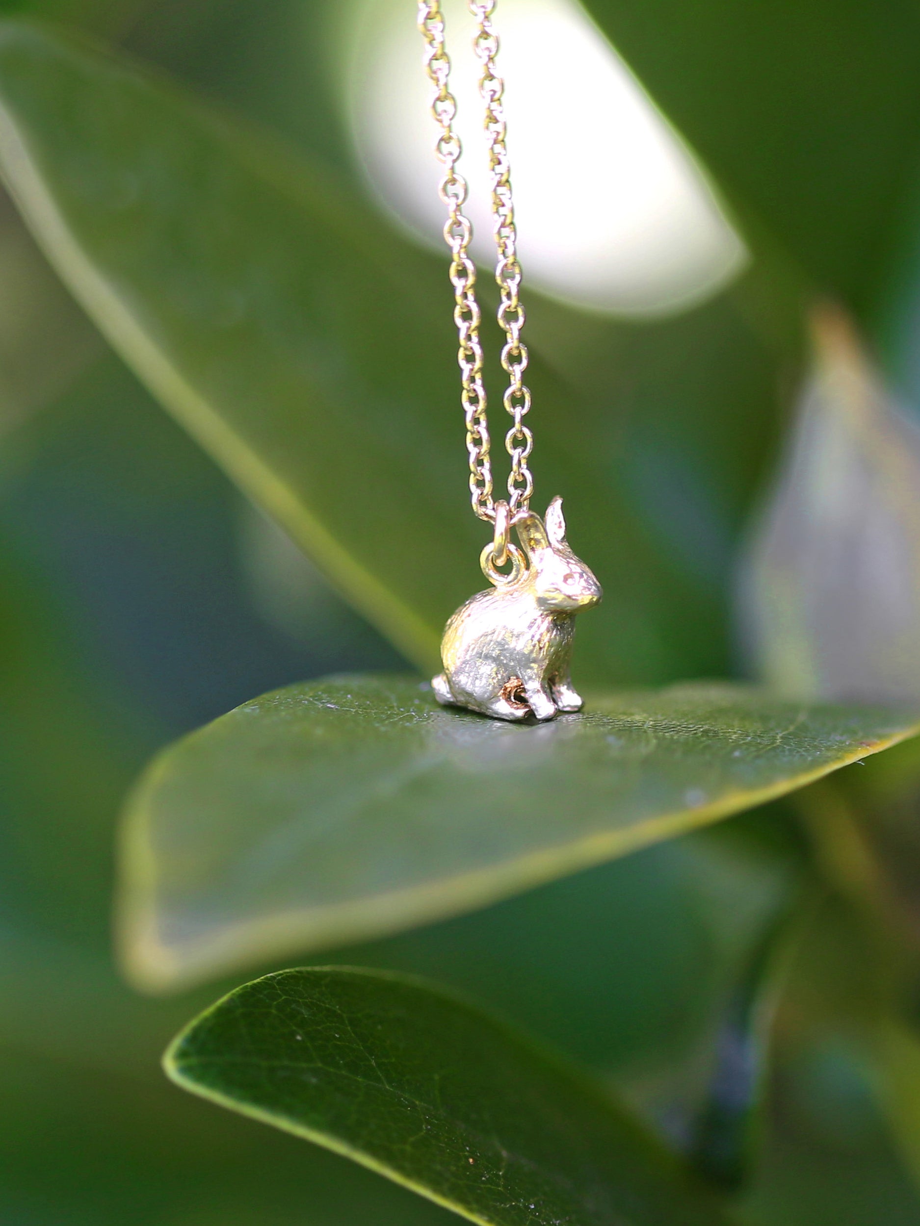 Sitting Bunny Necklace - image 3