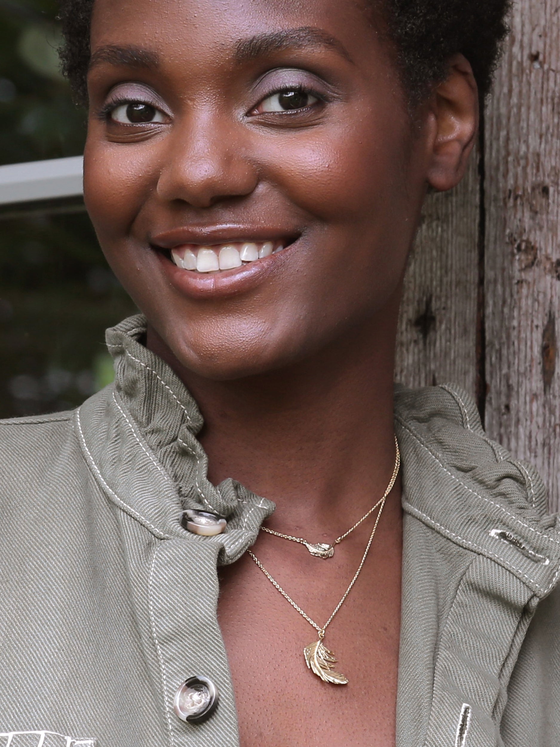 Big Feather Necklace - image 2