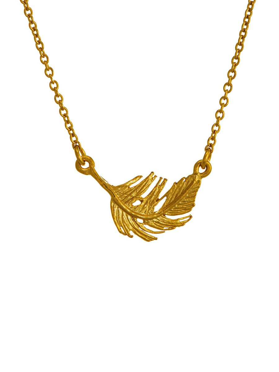 Little Feather Inline Necklace