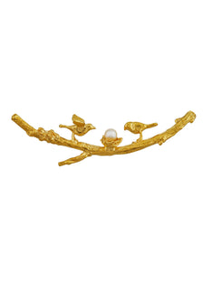 Two Birds on a Branch Brooch