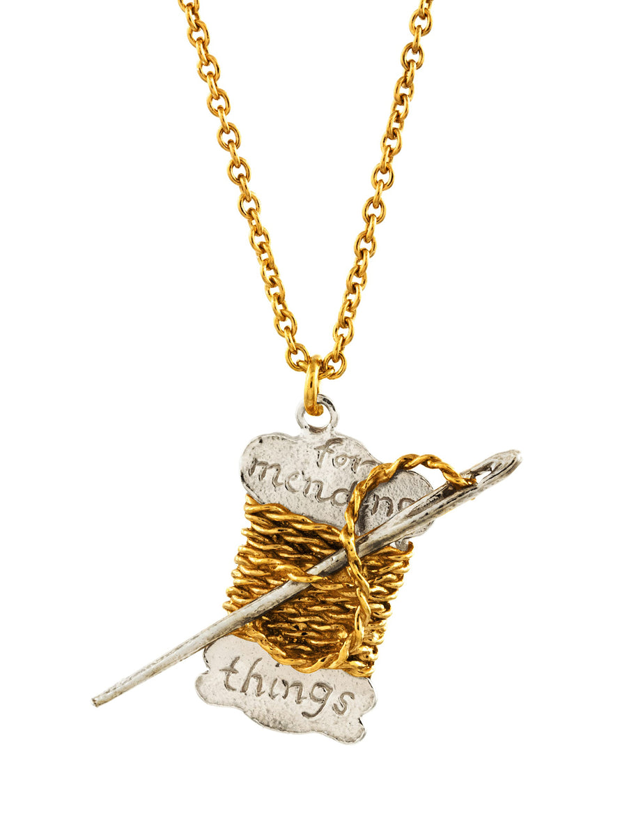 Twine & Needle 'For Mending Things' Necklace
