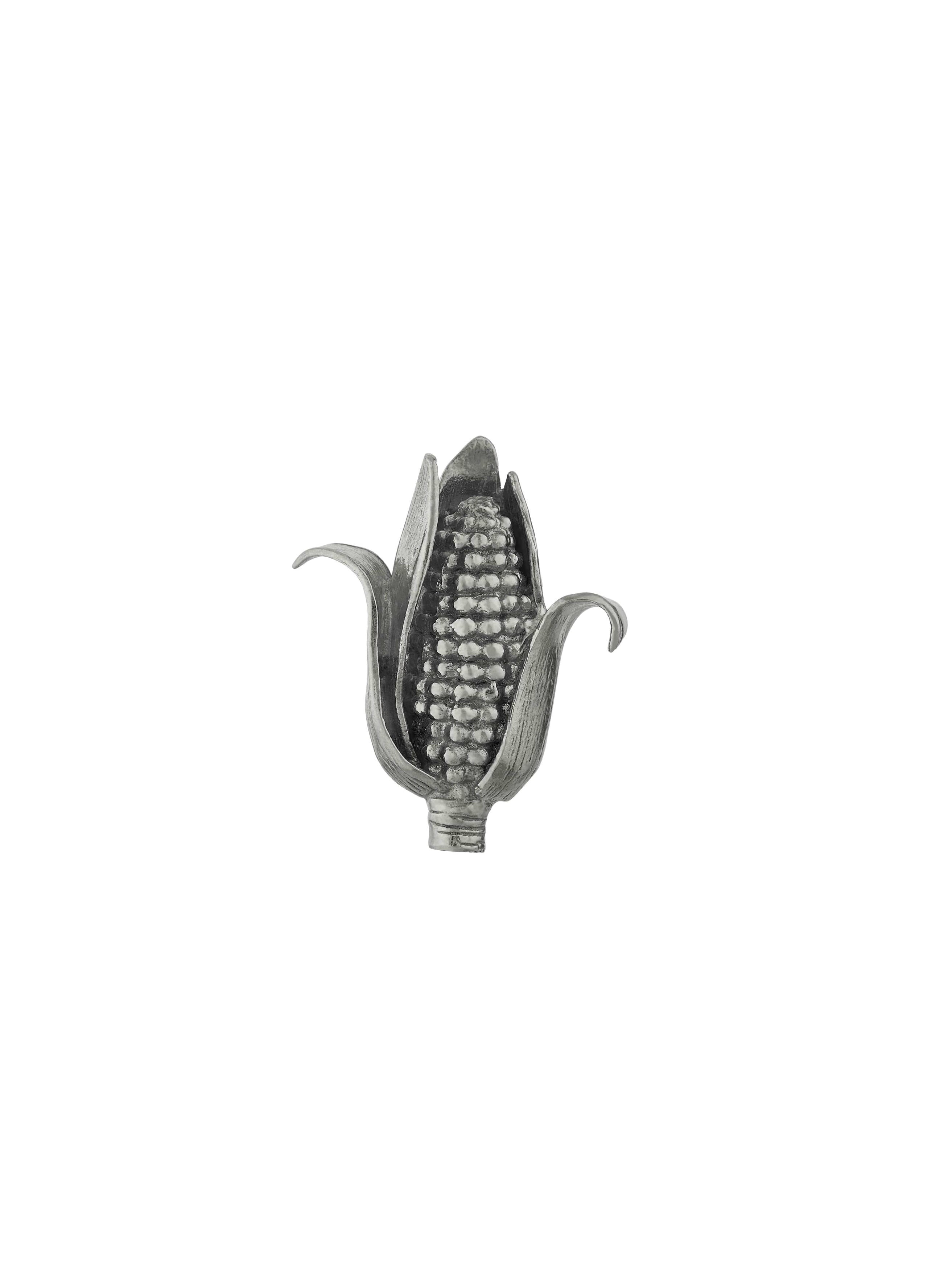 Juicy Corn on the Cob Pin Brooch - image 4 | silver