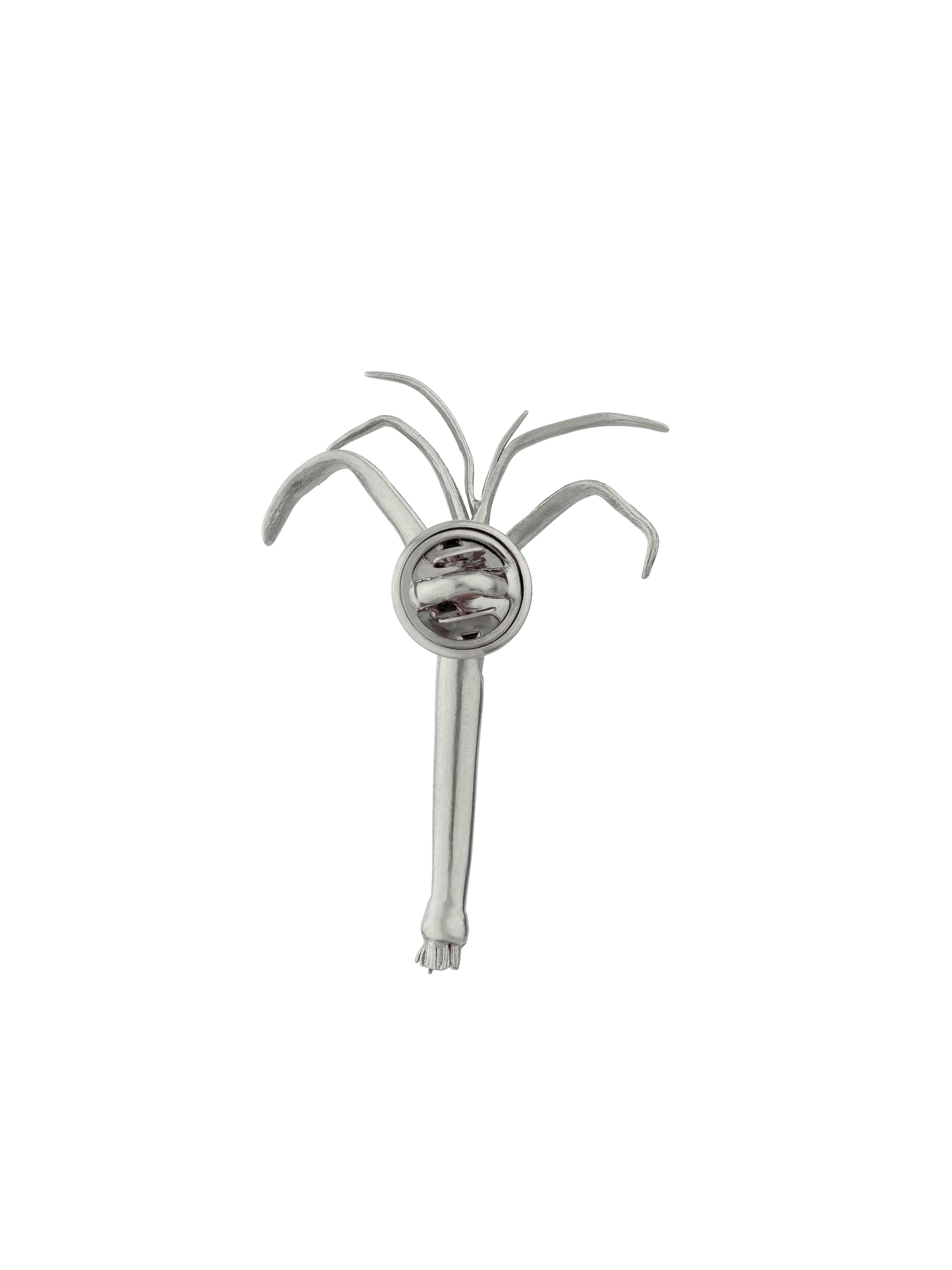 Leek Pin Brooch - image 6 | silver