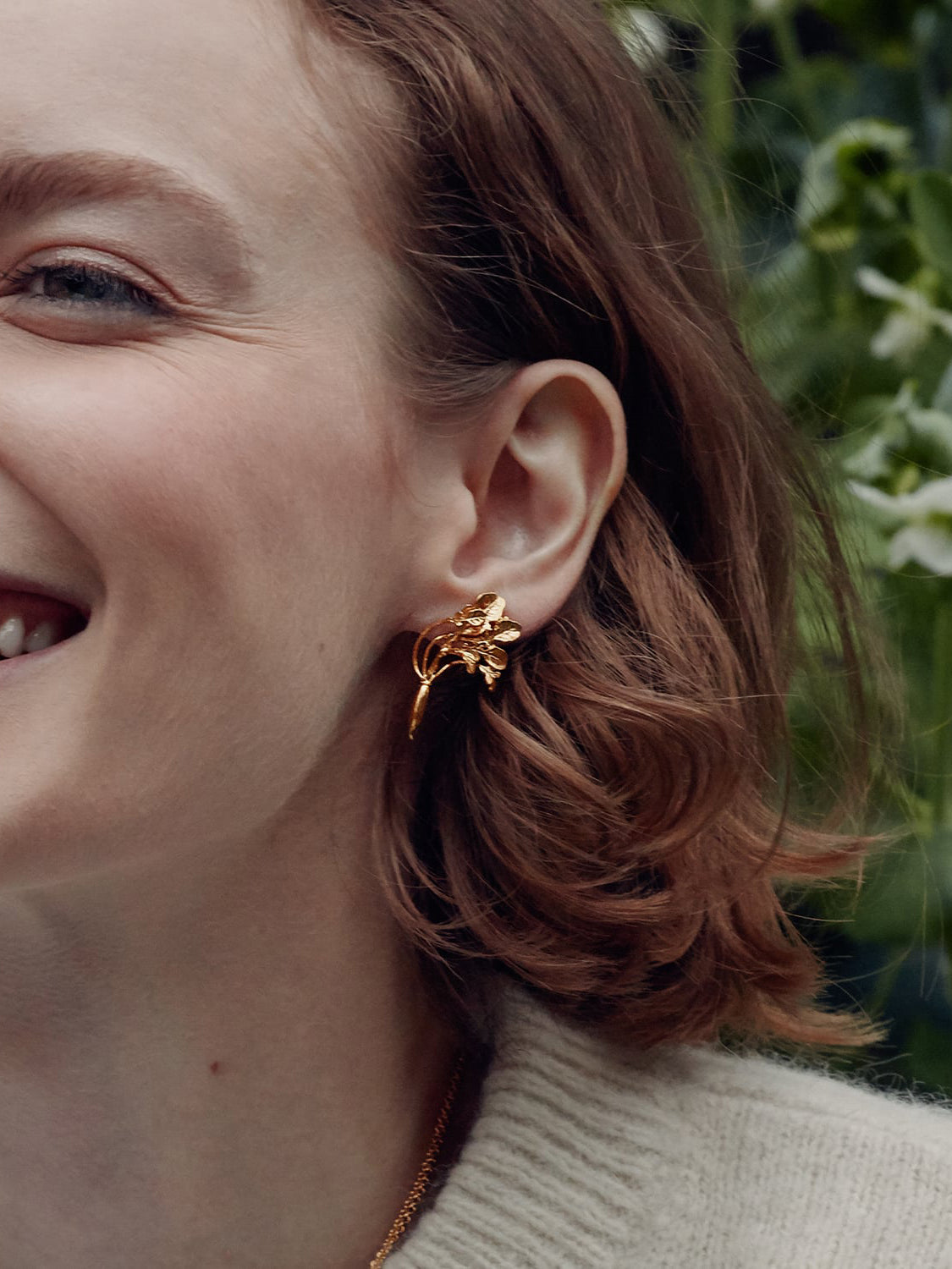 French Radish Stud Earrings - image 2