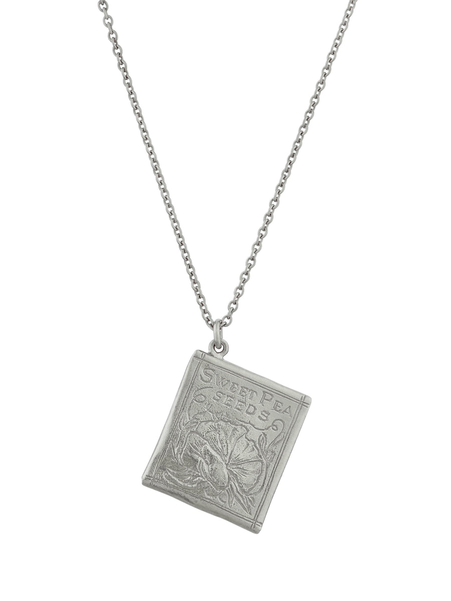 Sweetpea Seed Packet Necklace