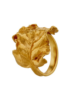 Wrapped Chard Leaf Ring