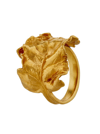 Wrapped Chard Leaf Ring