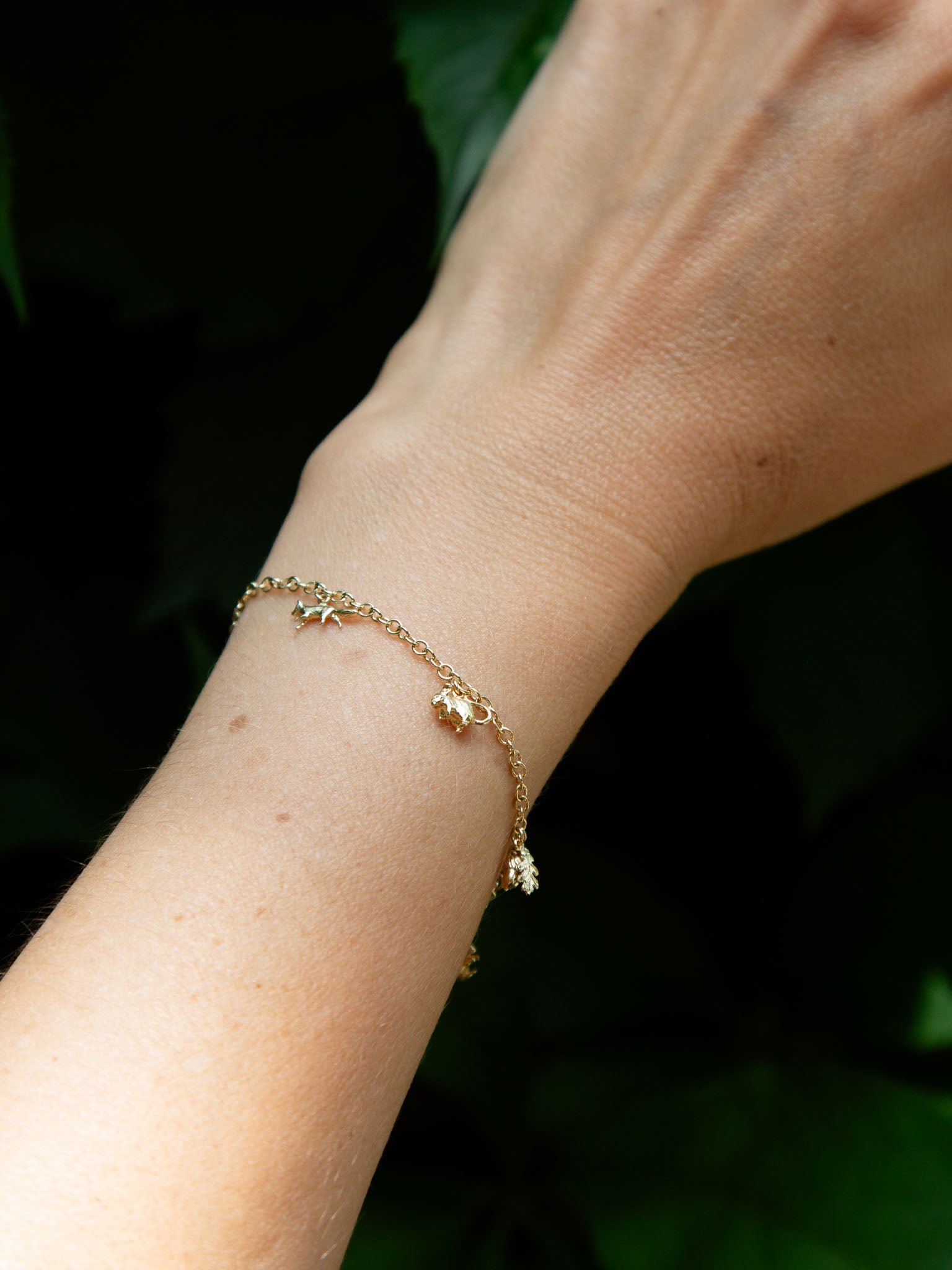 Teeny Tiny Woodland Animal Charm Bracelet - image 3