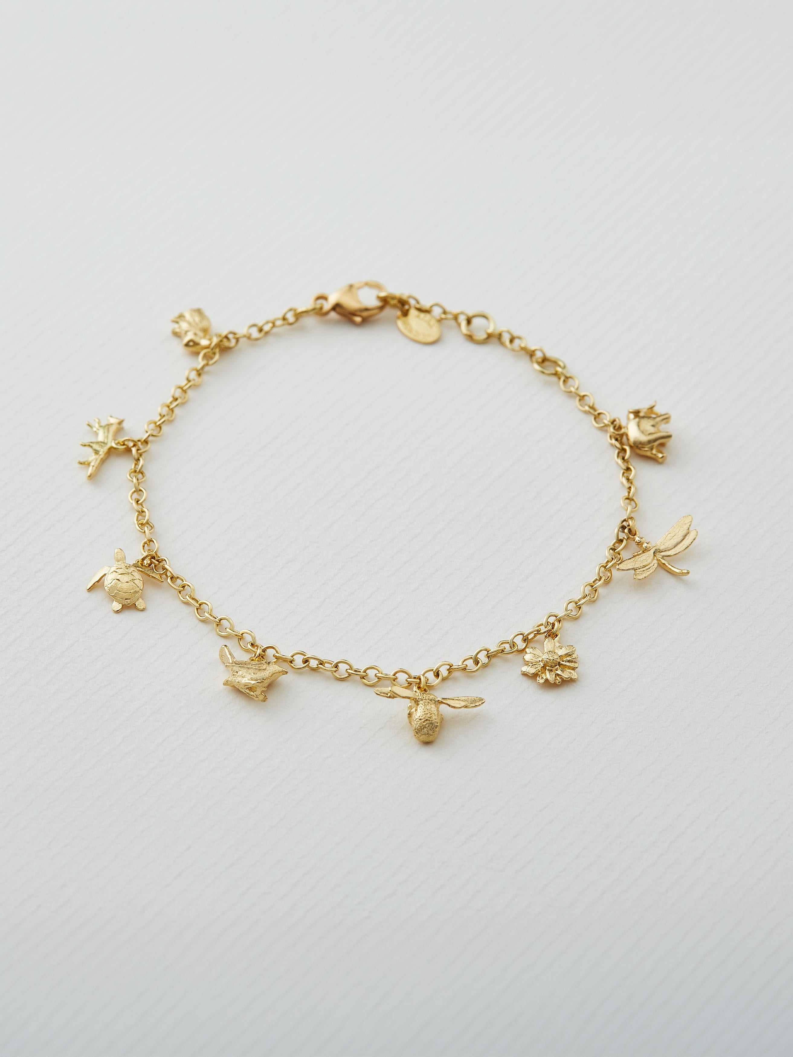 Teeny Tiny Charm Bracelet - image 3 | 18ct yellow gold