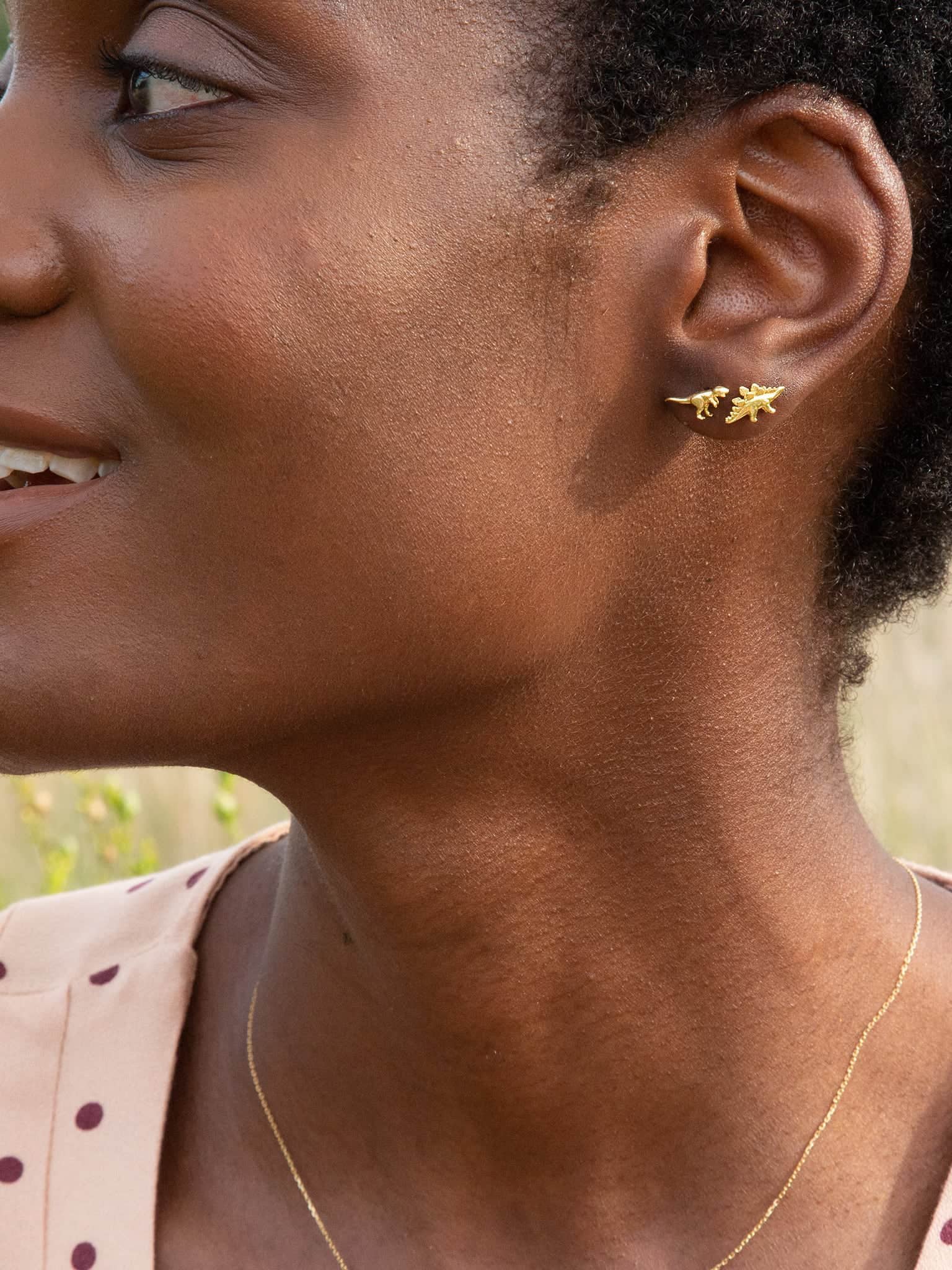 Teeny Tiny T-Rex Single Stud Earring - image 2