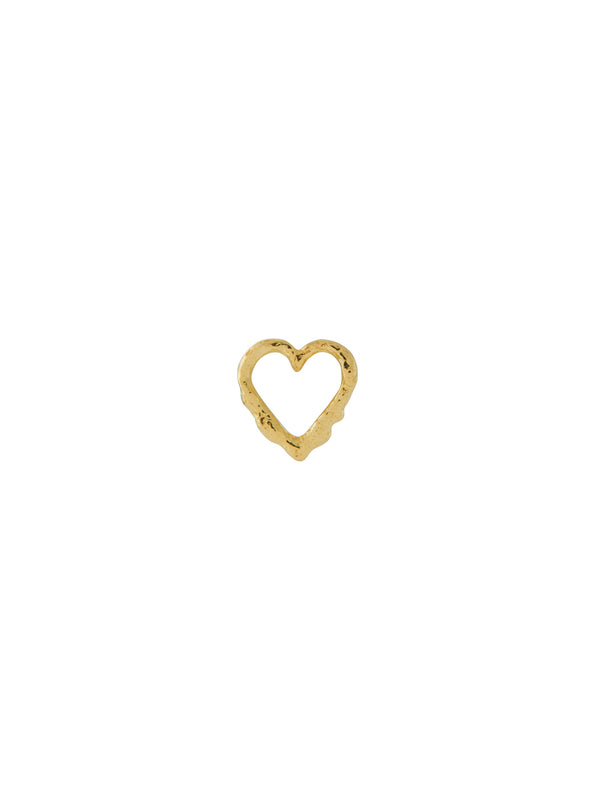 Teeny Tiny Heart Single Stud Earring