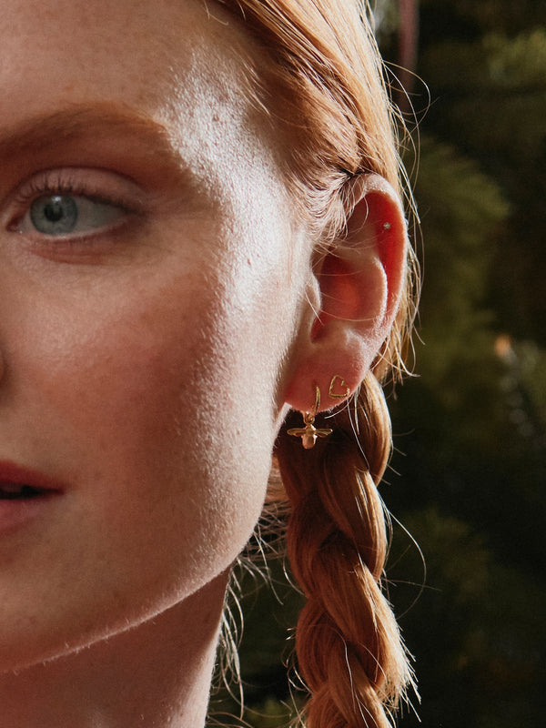 Teeny Tiny Heart Single Stud Earring