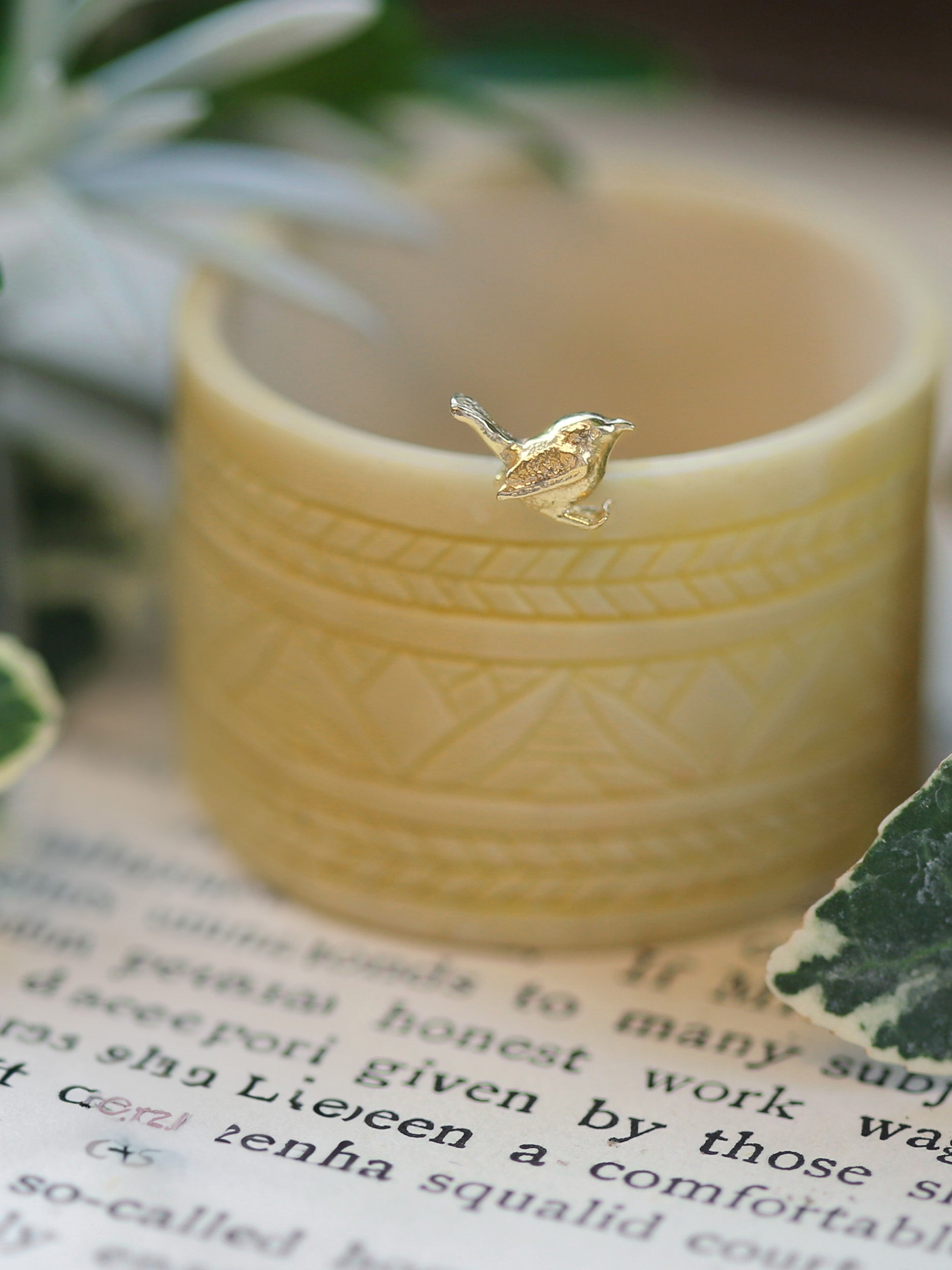 Teeny Tiny Wren Single Stud Earring - image 3