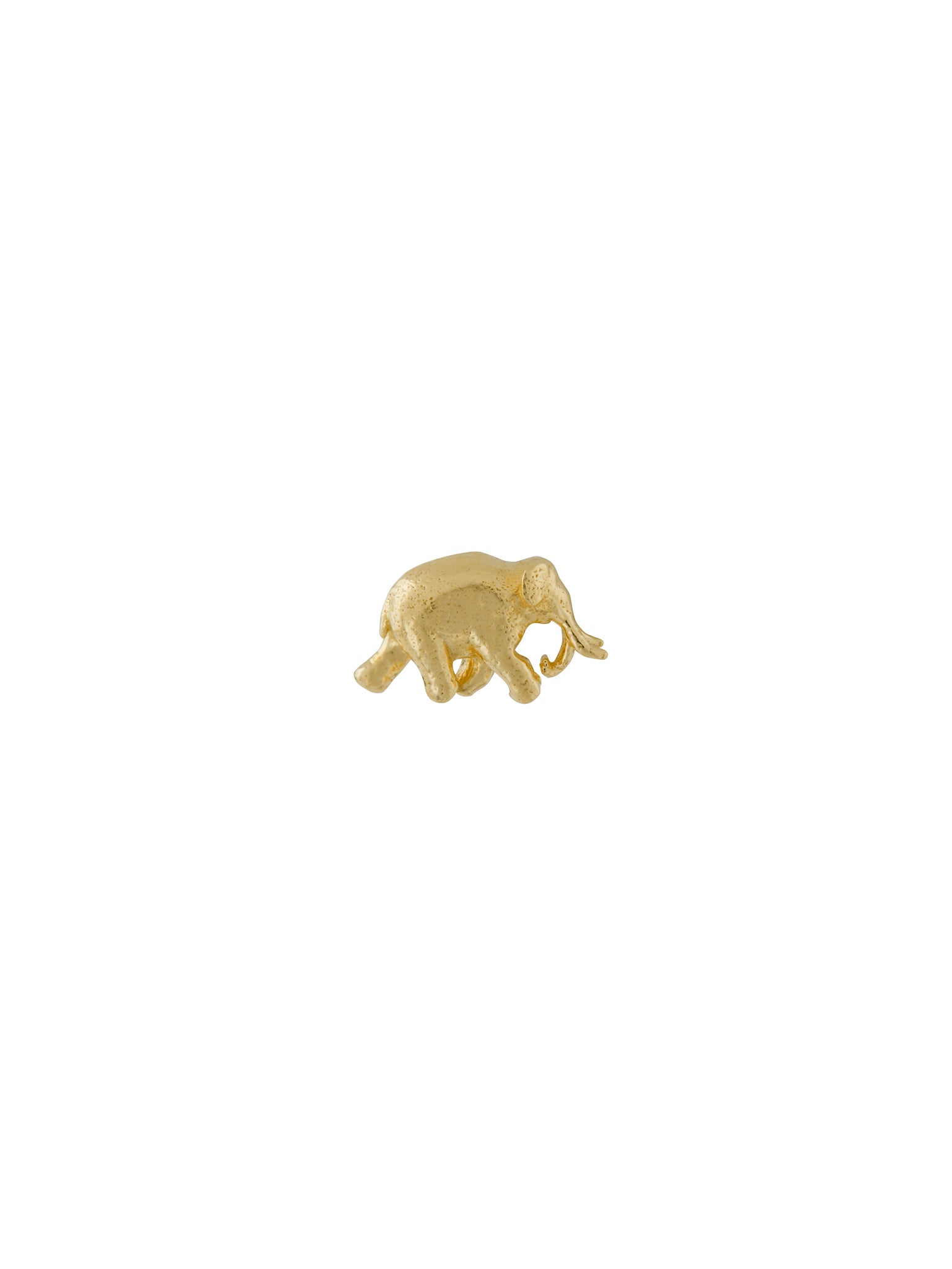 Teeny Tiny Elephant Single Stud Earring