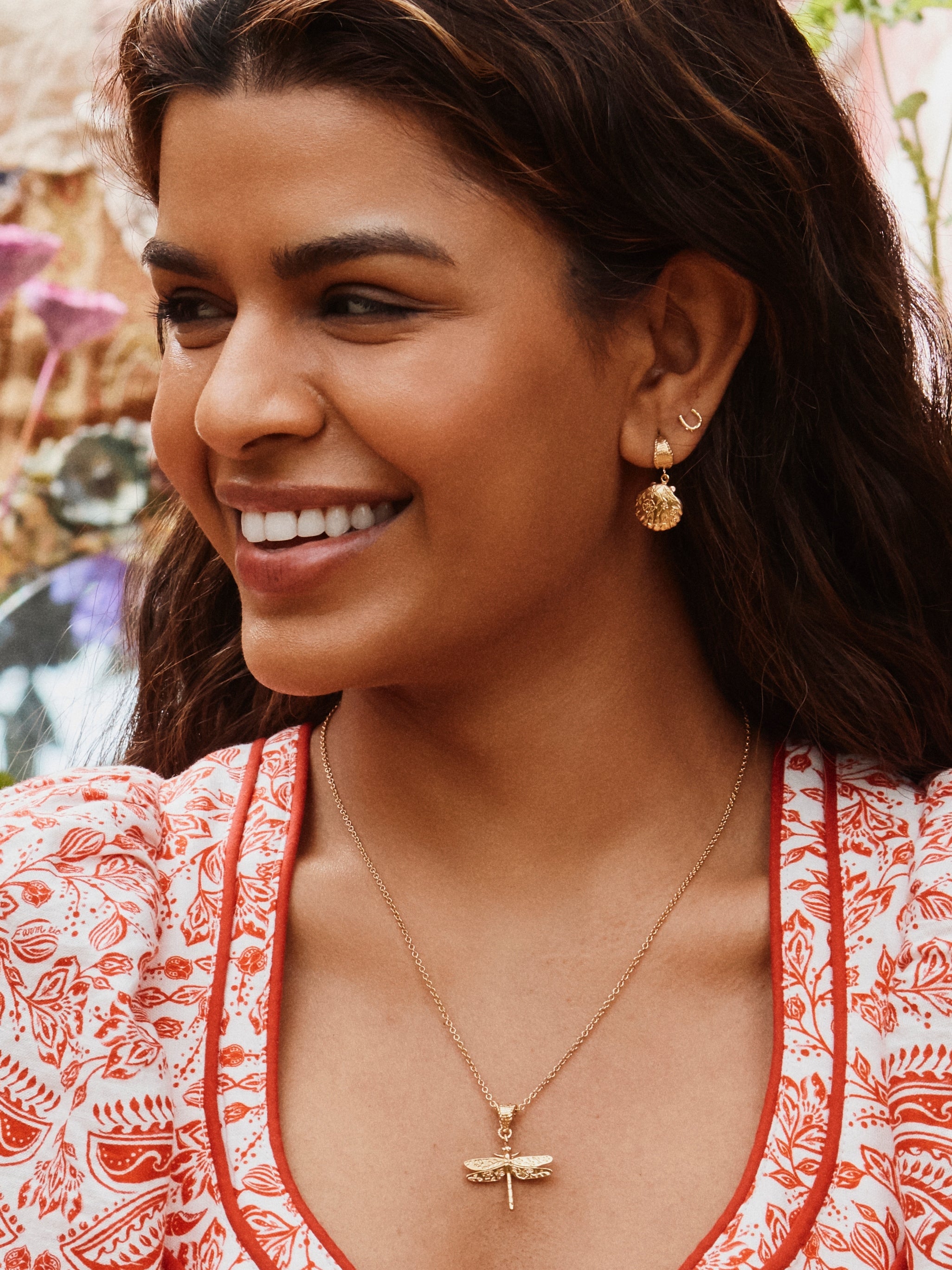 Teeny Tiny Horseshoe Single Stud Earring - image 2