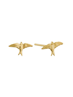 Teeny Tiny Swallow Stud Earrings