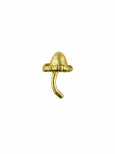 Teeny Tiny Mushroom Single Stud Earring