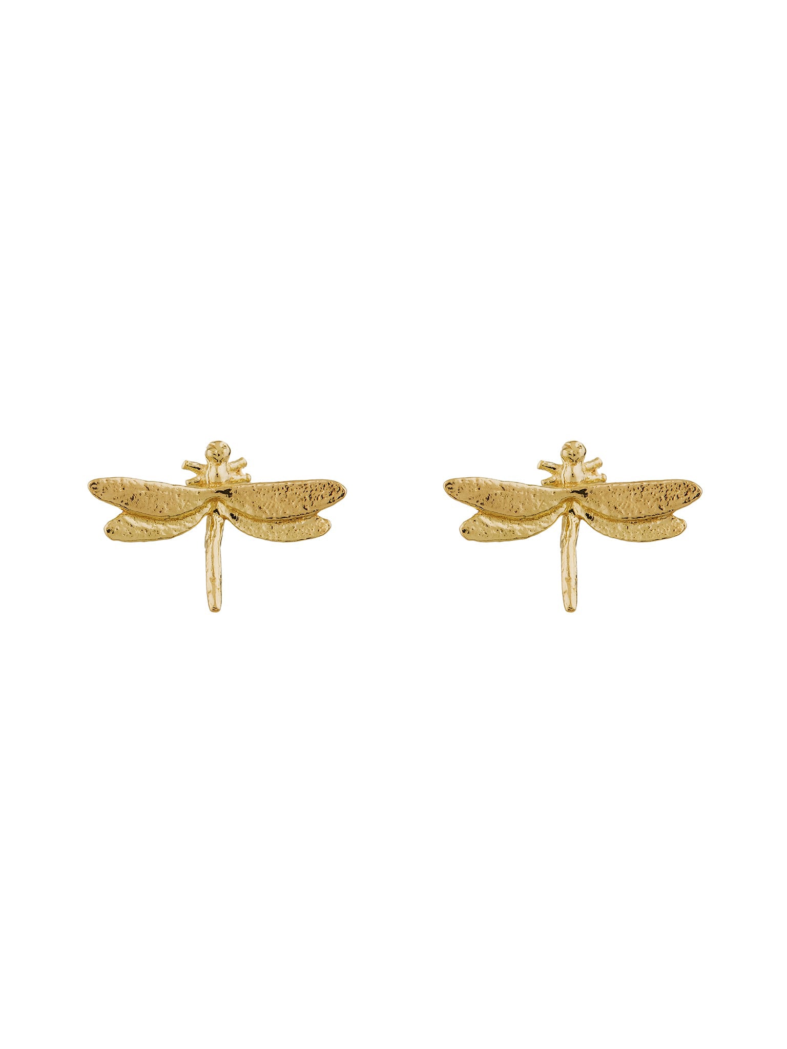 Teeny Tiny Dragonfly Stud Earrings - image 1 | 18ct yellow gold
