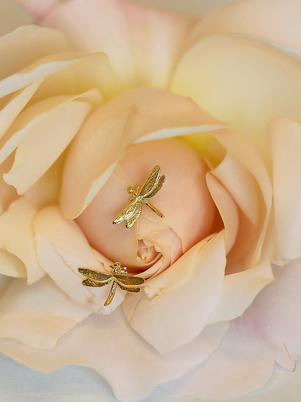 Teeny Tiny Dragonfly Stud Earrings