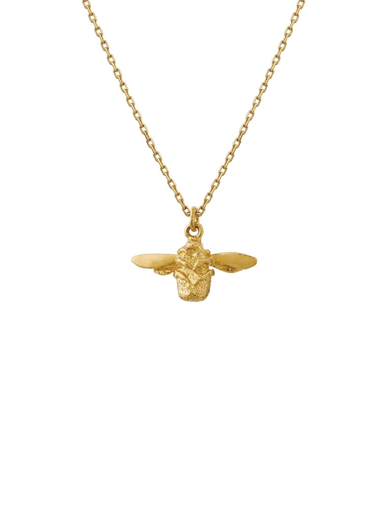 Teeny Tiny Bumblebee Necklace - image 8 | 18ct yellow gold
