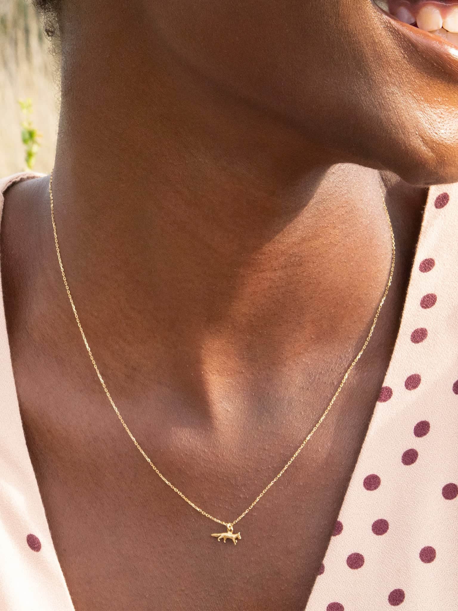 Teeny Tiny Fox Necklace - image 2