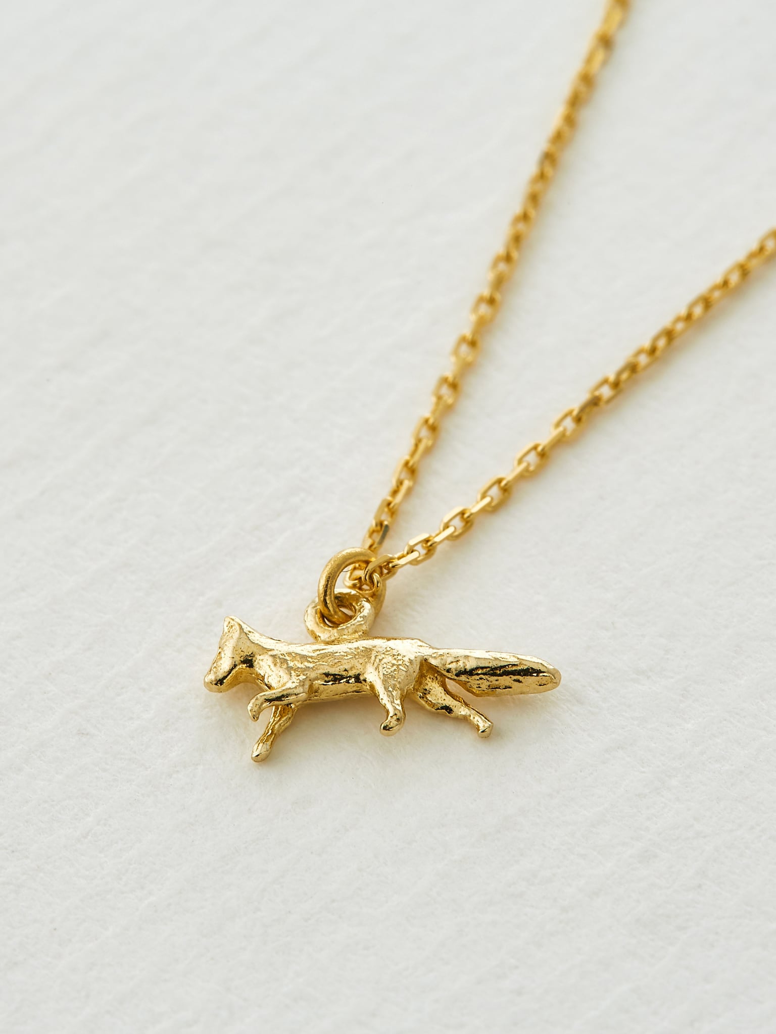 Teeny Tiny Fox Necklace - image 4 | 18ct yellow gold