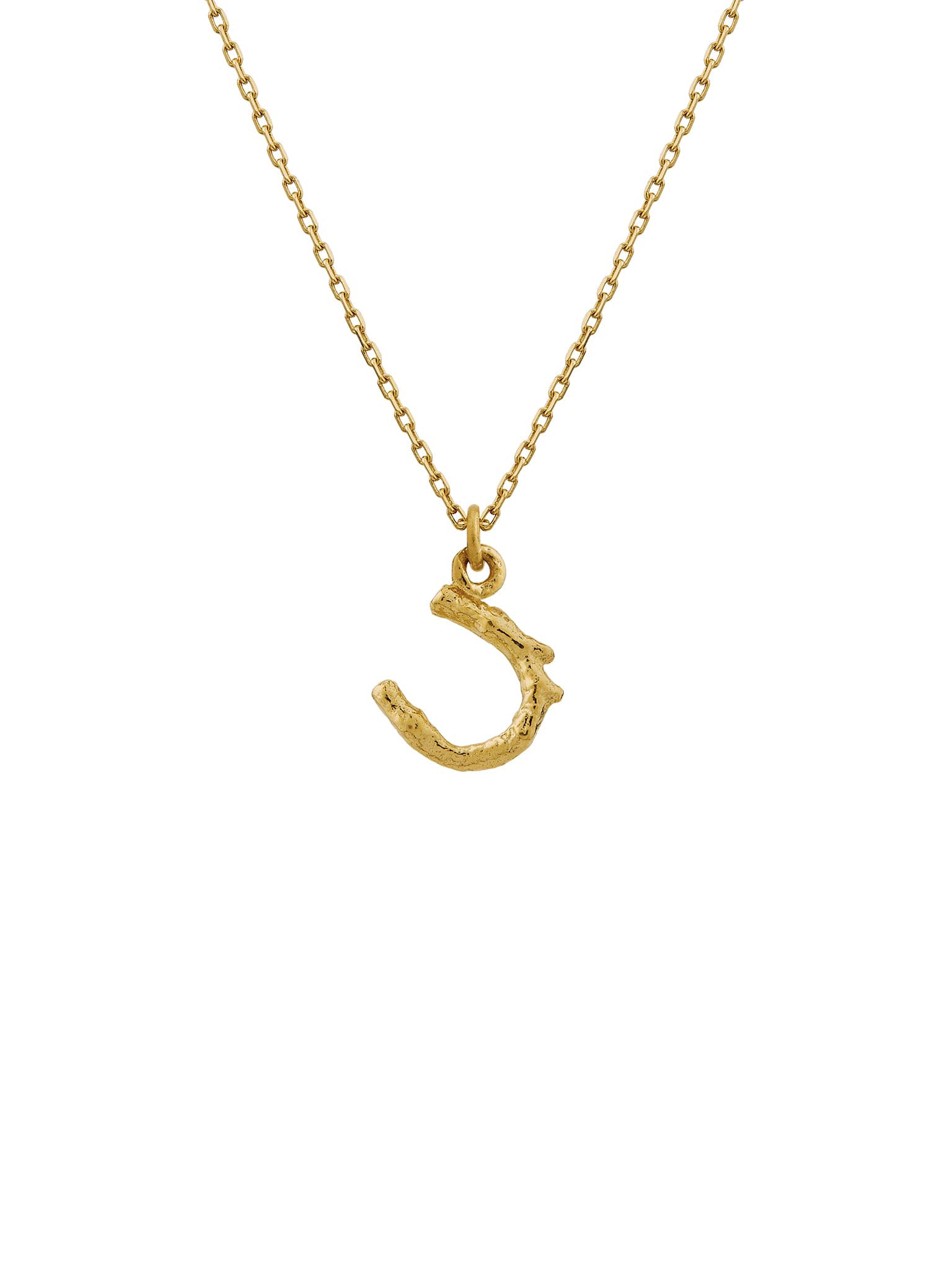 Teeny Tiny Horseshoe Necklace - image 5 | 18ct yellow gold