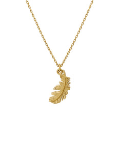 Teeny Tiny Plume Feather Necklace