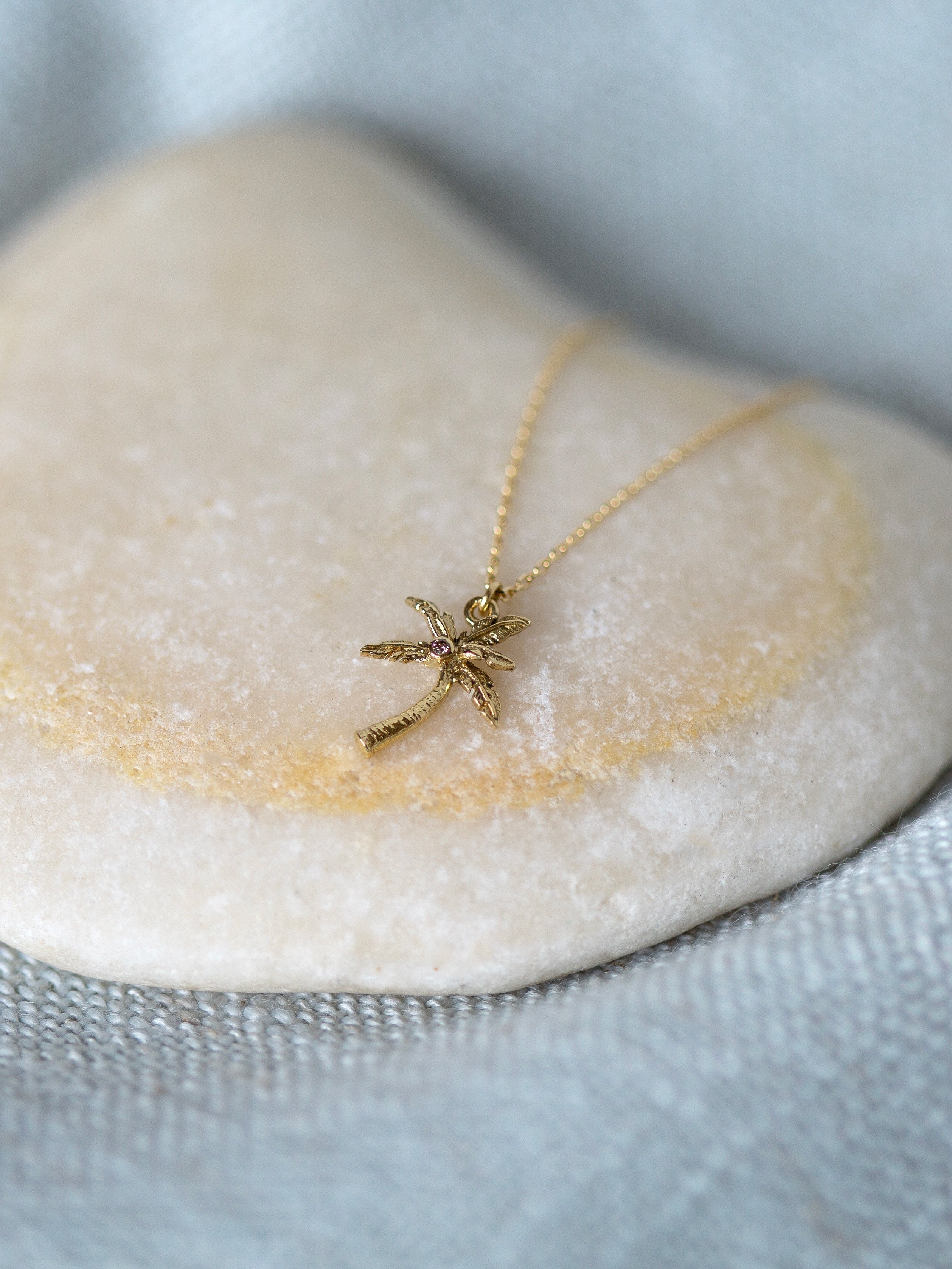 Teeny Tiny Palm Tree Necklace - image 3