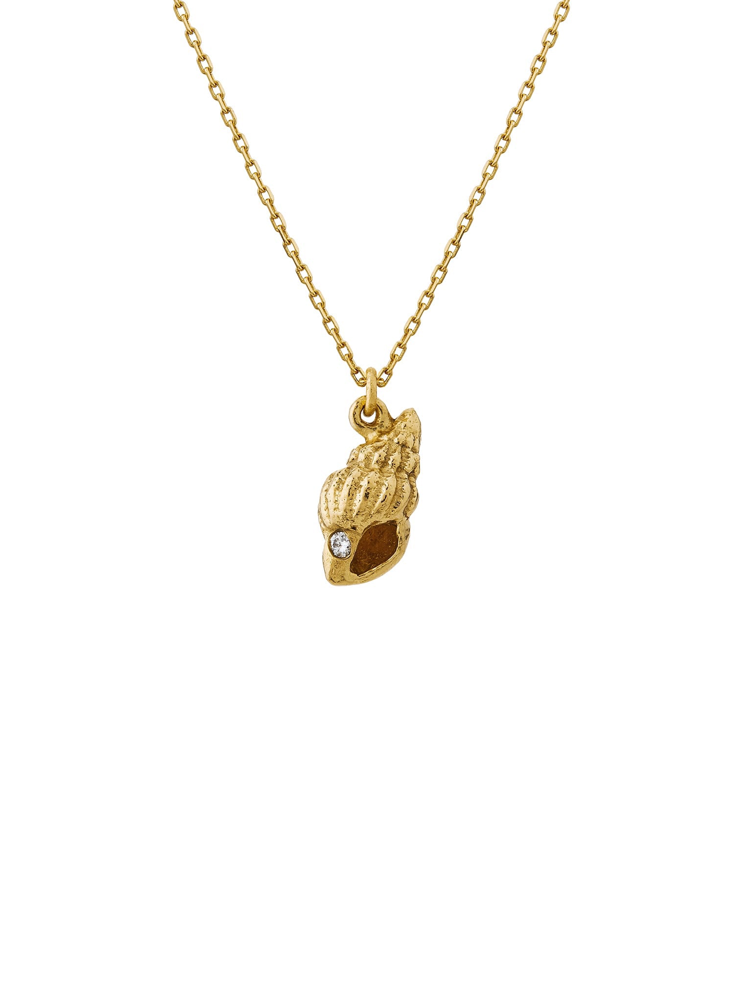 Teeny Tiny Shell Necklace - image 1 | 18ct yellow gold