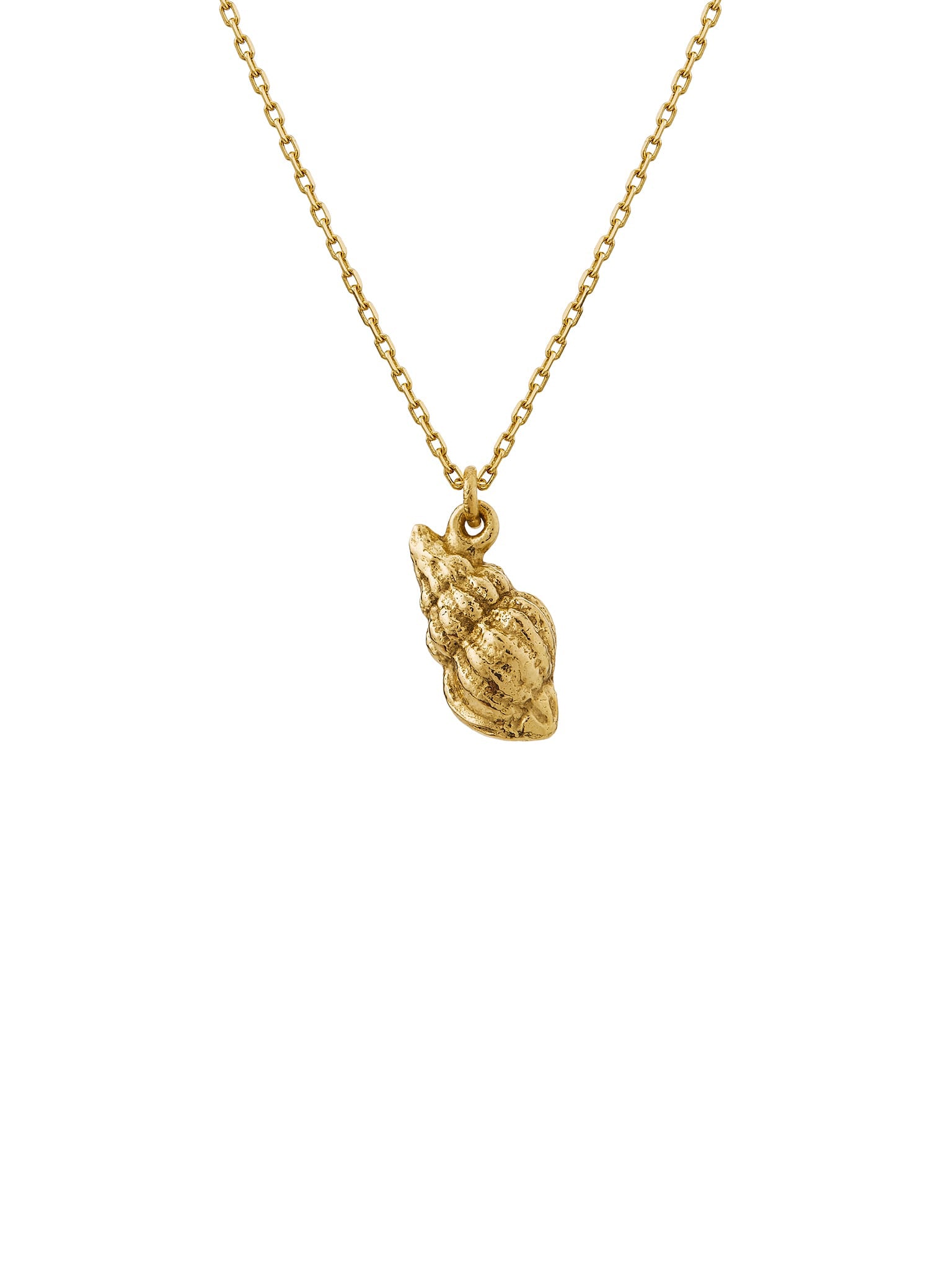 Teeny Tiny Shell Necklace - image 5 | 18ct yellow gold