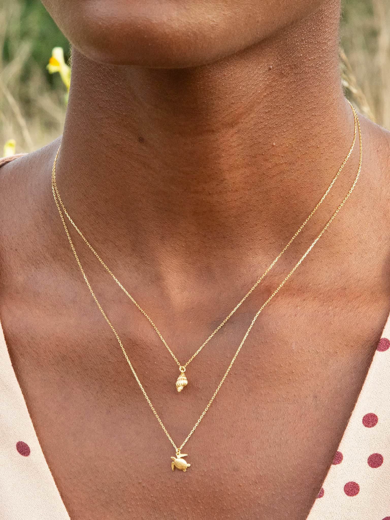 Teeny Tiny Shell Necklace - image 2