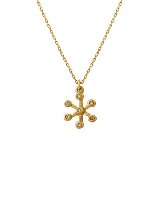 Teeny Tiny Snowflake Necklace