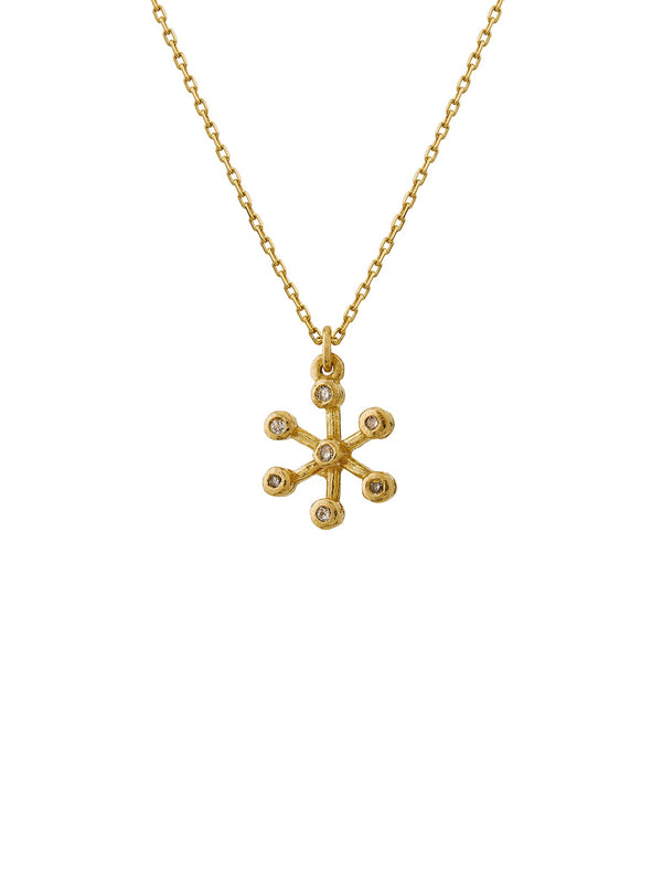 Teeny Tiny Snowflake Necklace