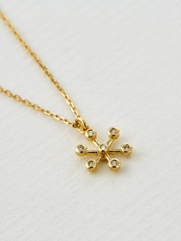 Teeny Tiny Snowflake Necklace