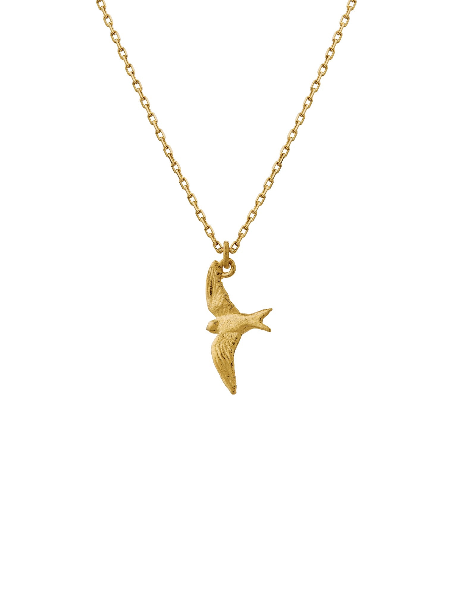 Teeny Tiny Swallow Necklace - image 1 | 18ct yellow gold