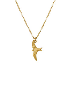 Teeny Tiny Swallow Necklace