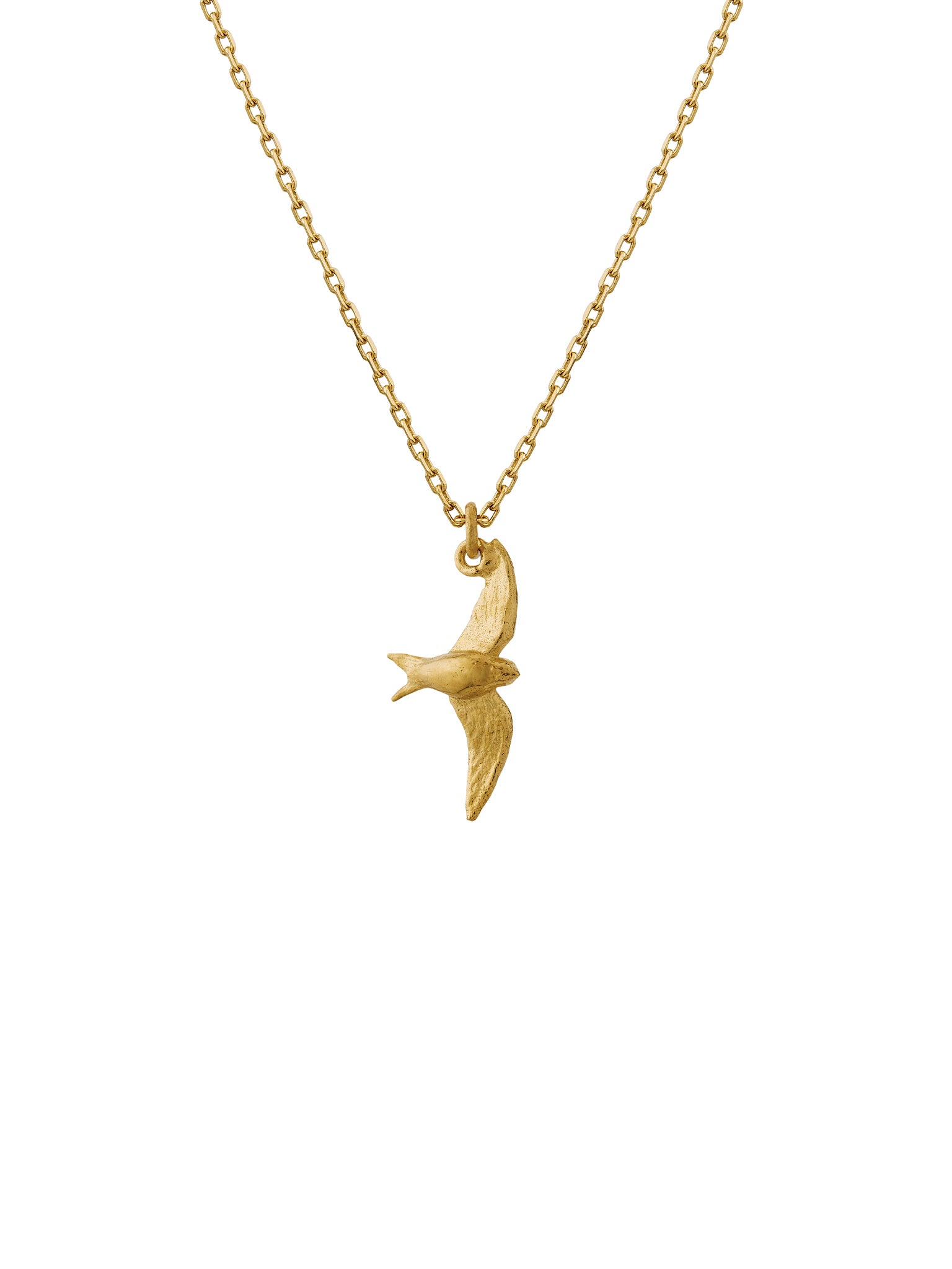 Teeny Tiny Swallow Necklace - image 6 | 18ct yellow gold