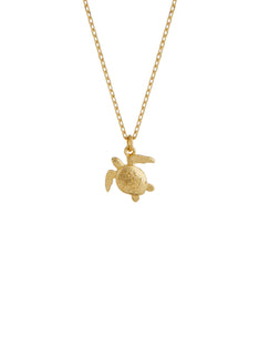 Teeny Tiny Sea Turtle Necklace