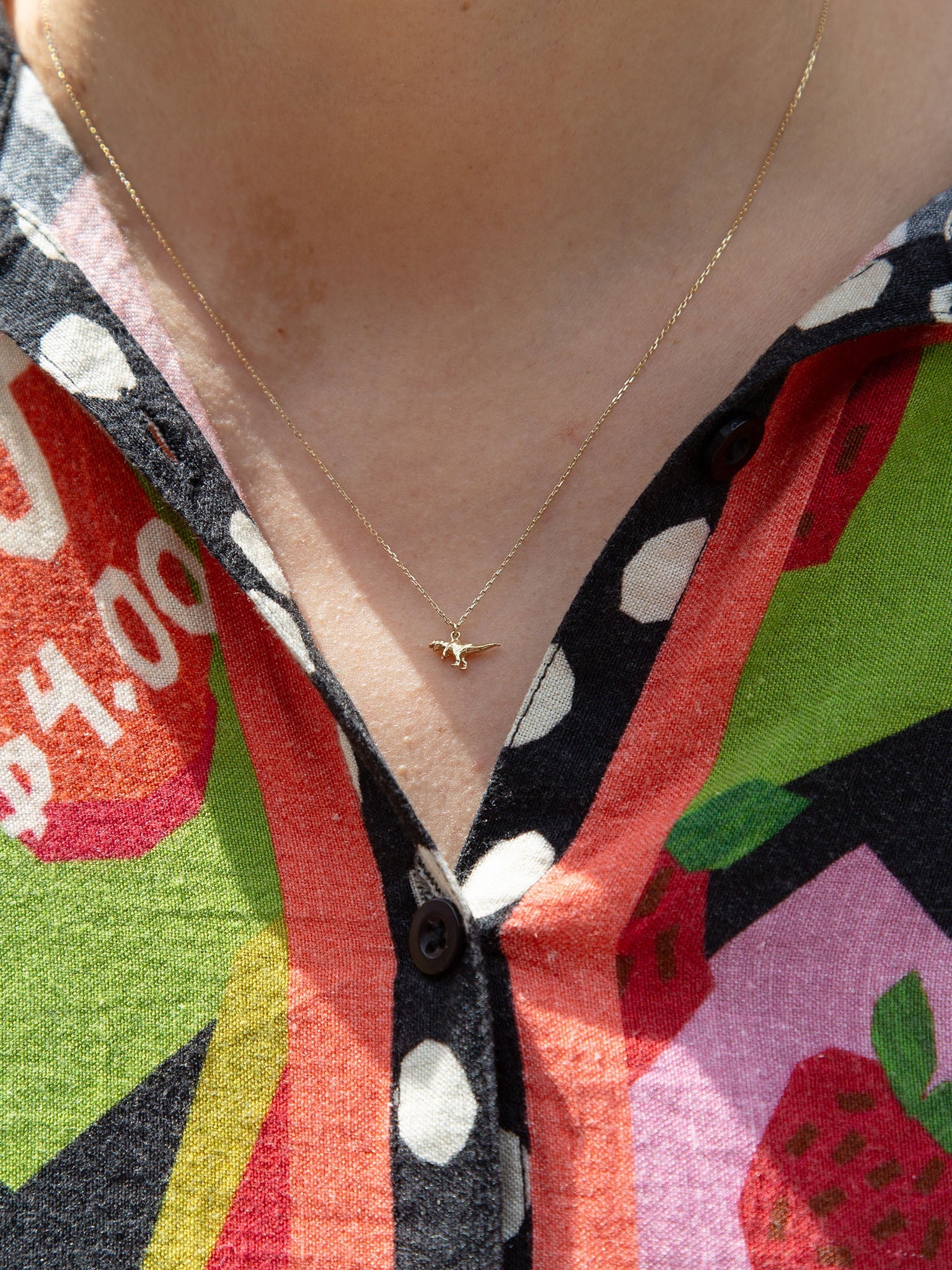 Teeny Tiny T-Rex Necklace - image 2