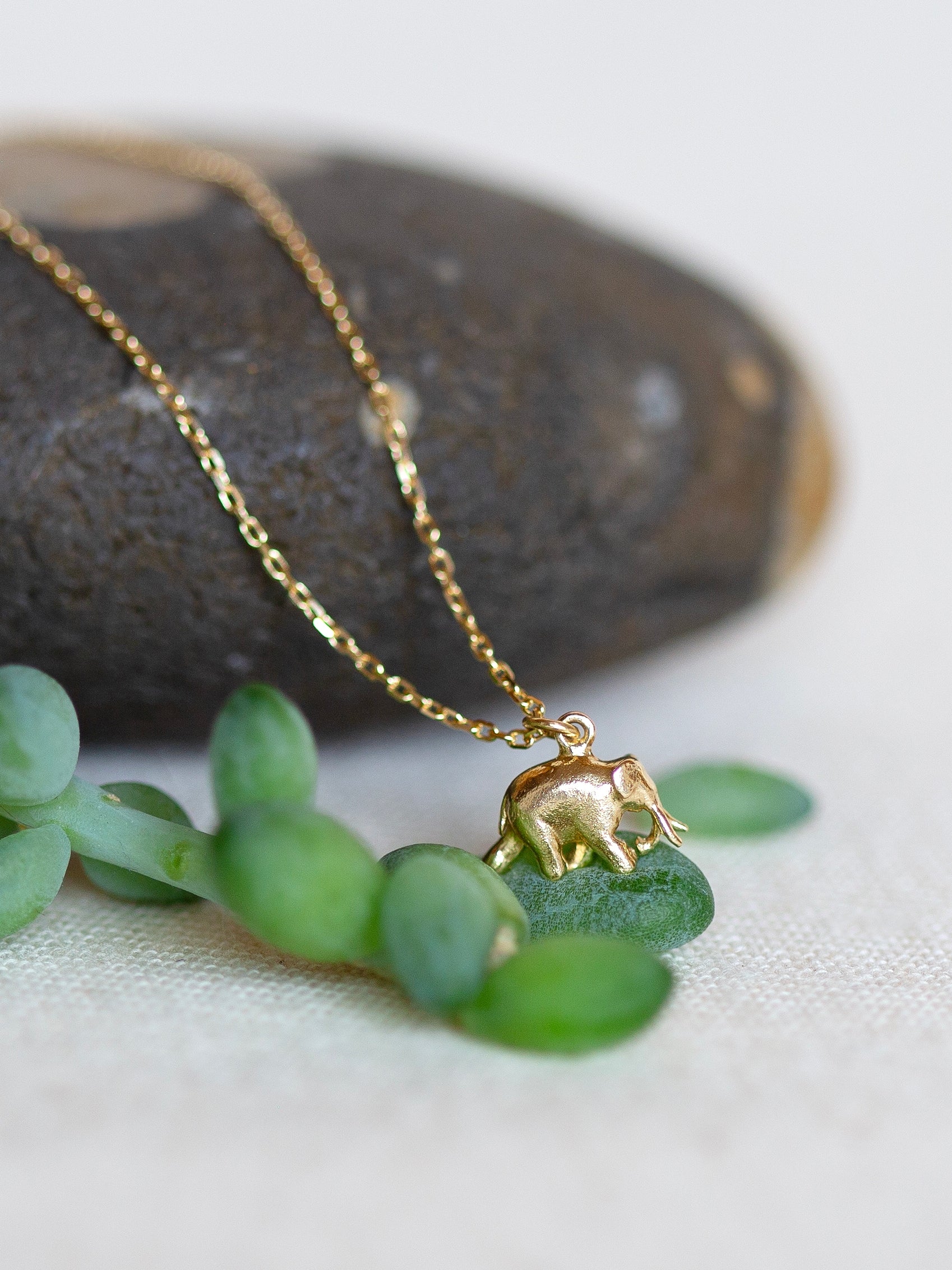 Teeny Tiny Elephant Necklace - image 3