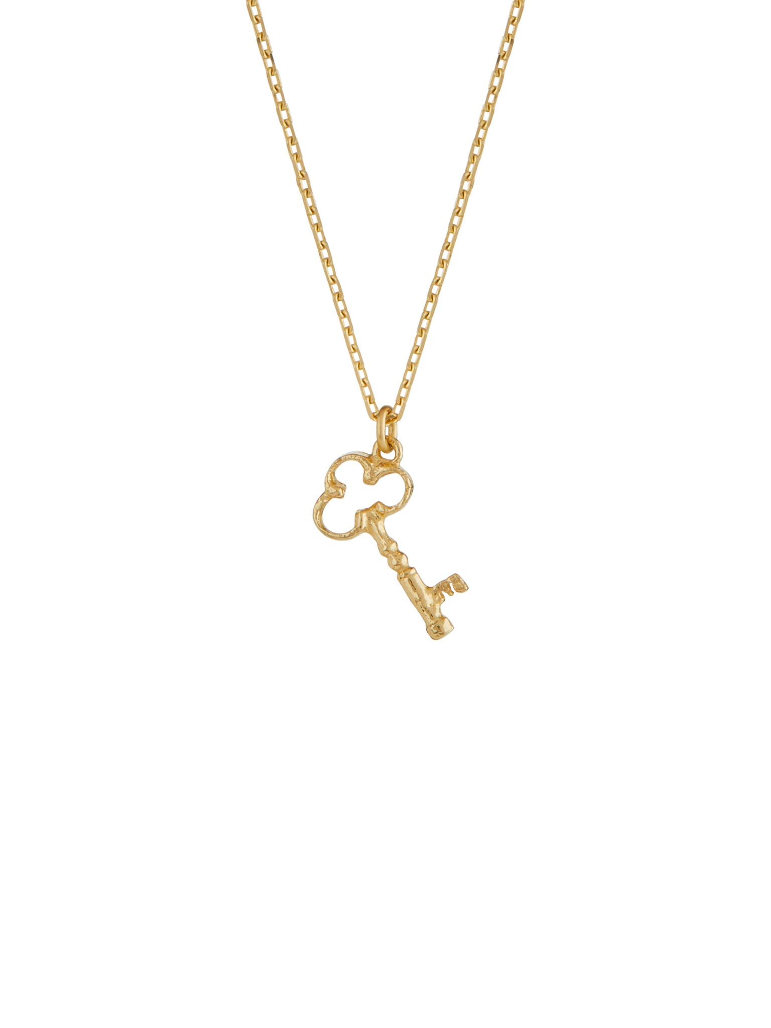 Teeny Tiny Garden Key Necklace - image 1 | 18ct yellow gold
