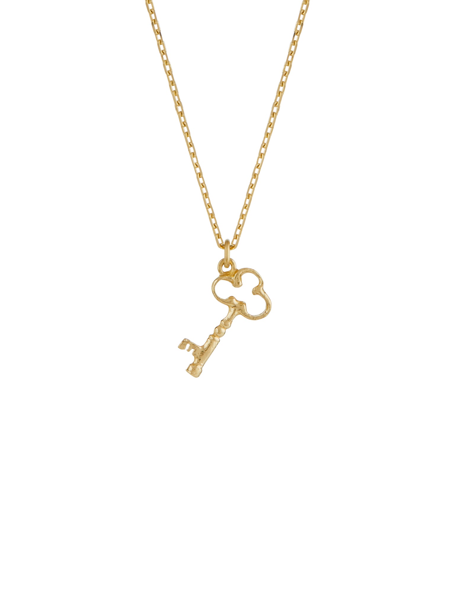 Teeny Tiny Garden Key Necklace - image 5 | 18ct yellow gold