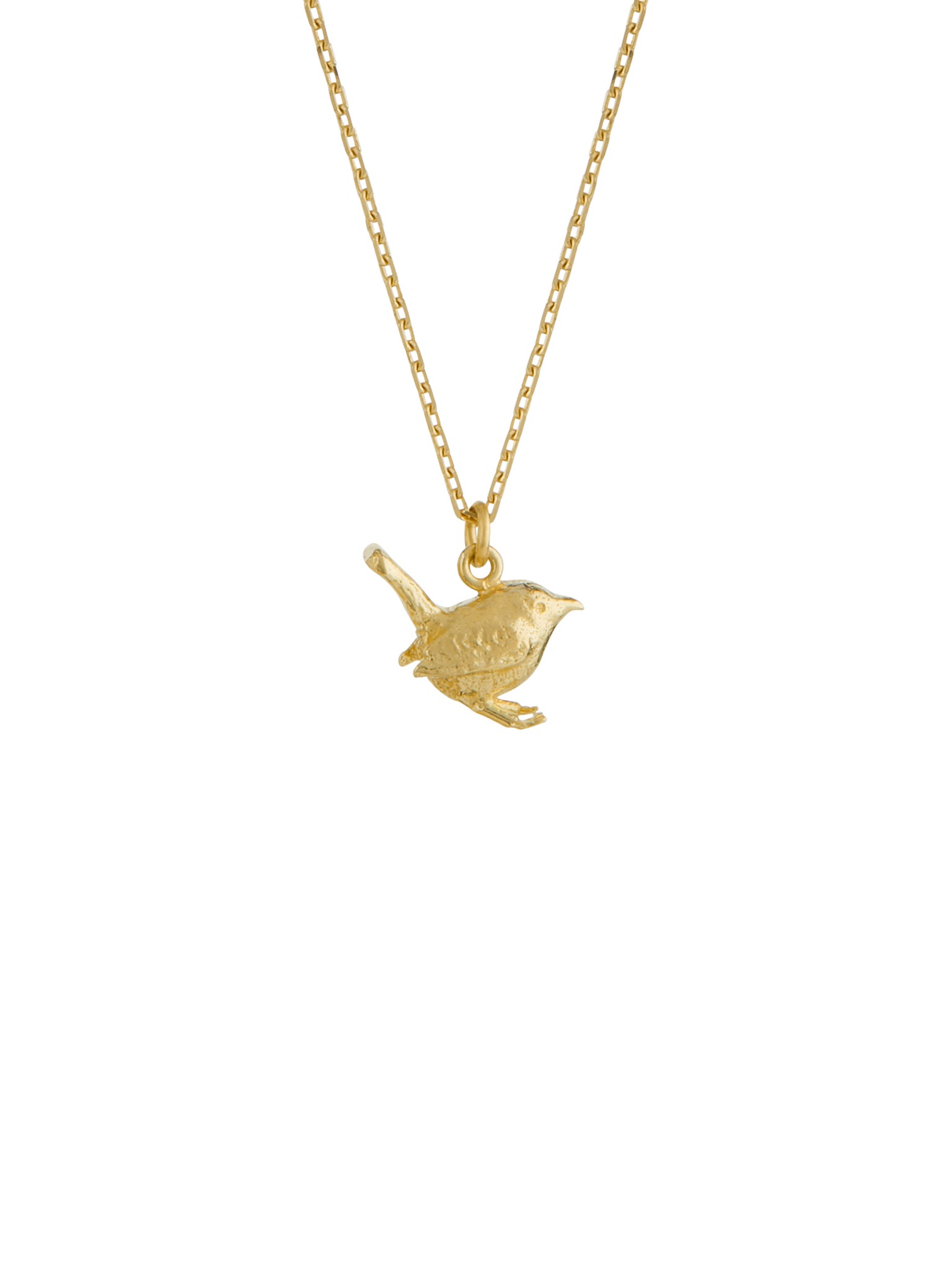 Teeny Tiny Wren Necklace - image 1 | 18ct yellow gold