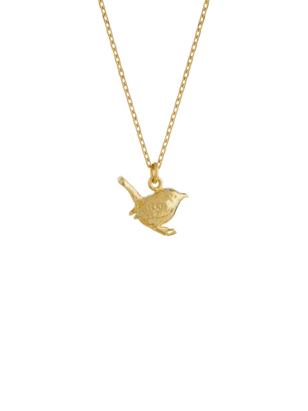 Teeny Tiny Wren Necklace