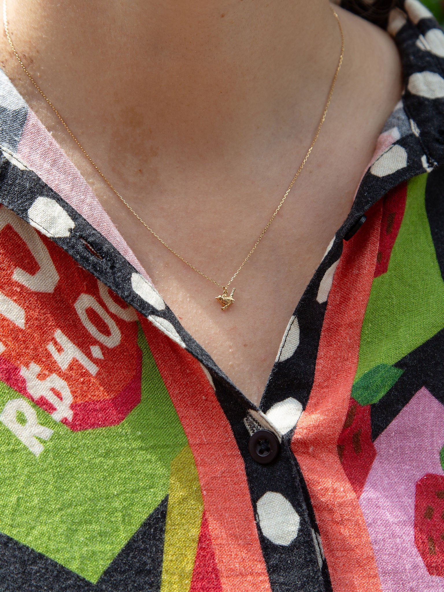 Teeny Tiny Wren Necklace - image 2