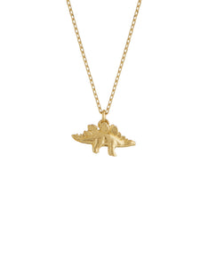Teeny Tiny Stegosaurus Necklace