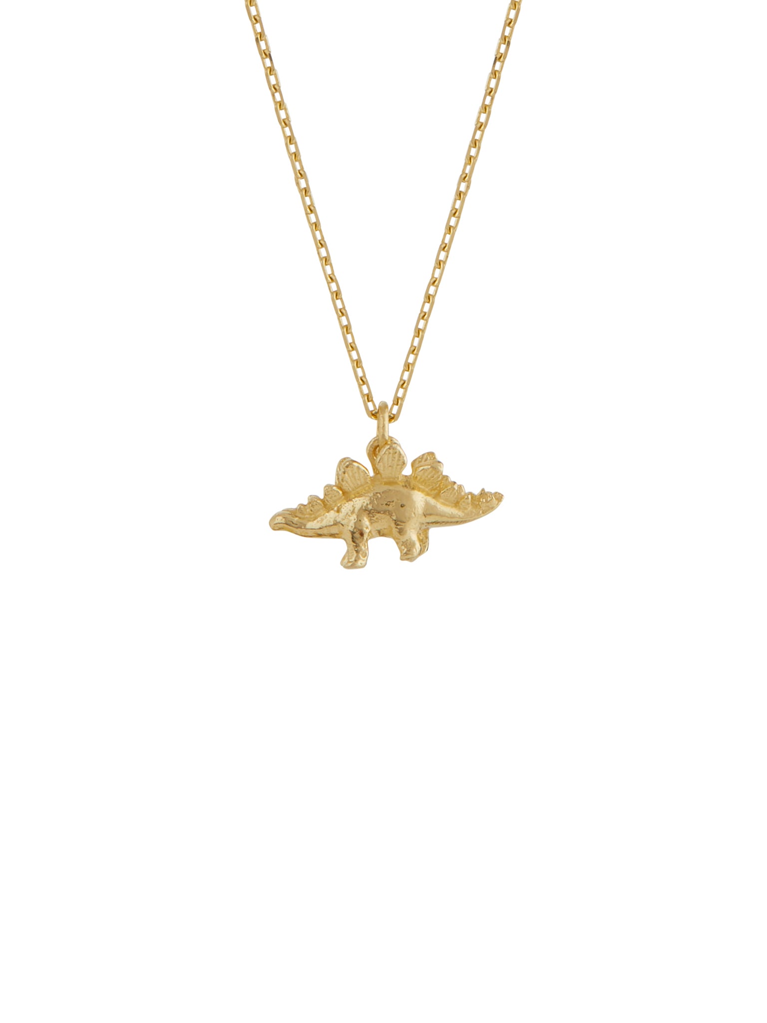 Teeny Tiny Stegosaurus Necklace - image 6 | 18ct yellow gold